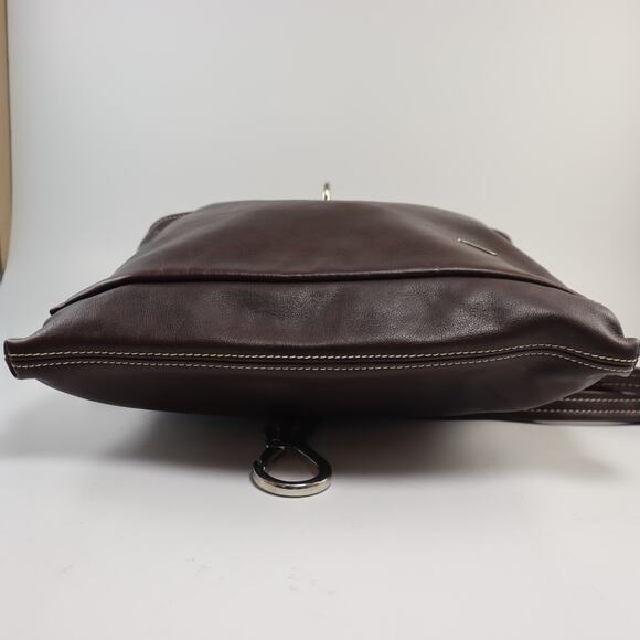 Cuoieria Fiorentina Designer Handbag/Purse Handcrafted Italy (Dark Brown) - Picture 11 of 11